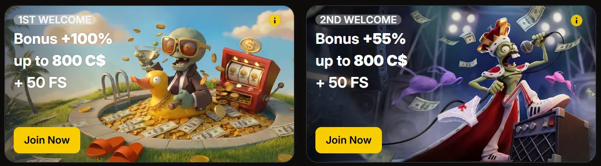 zombillion casino welcome