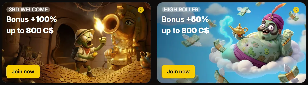 zombillion casino welcome